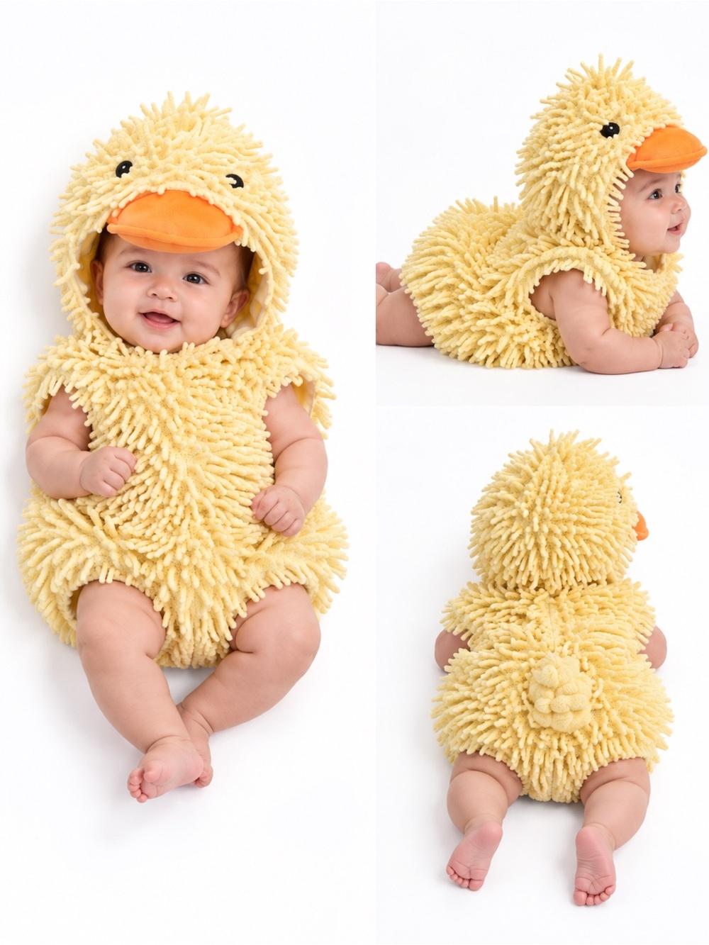 Authentic Kids Baby Duck Halloween Costume Yellow 3-6M